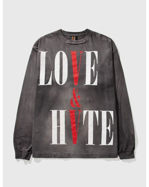 Saint Michael X Vlone Love & Hate T-shirt in Black for Men | Lyst Canada
