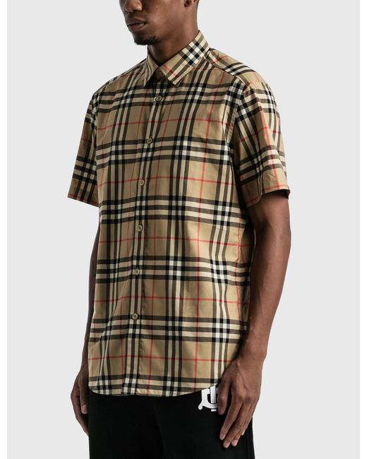 Cotton Poplin Shirt in Beige 