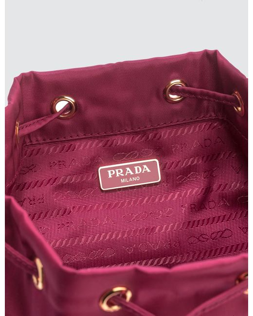 prada mini bucket