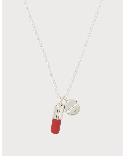 Ambush Pill Charm Necklace 2 in Red - Lyst