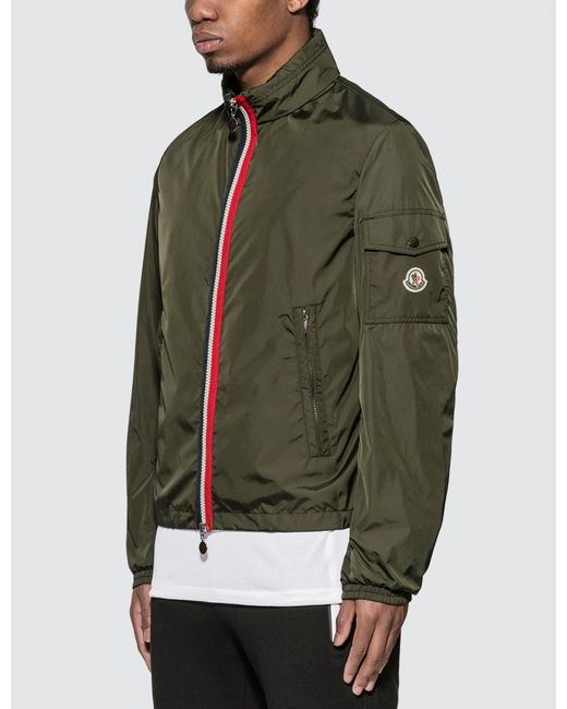Moncler Synthetic Keralle Tricolour Zip Windbreaker in Military Green (Green)  for Men - Save 43% - Lyst