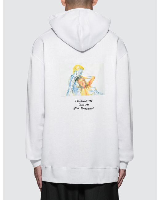 lyst club sorayama hoodie 1 in white for lyst club sorayama hoodie 1 in white for