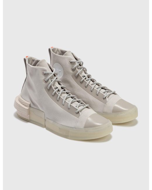 converse all star disrupt hi trainers in off white