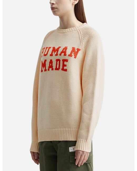 Human Made STRIPED HEART KNIT SWEATER HBX Globally Curated, 55% OFF