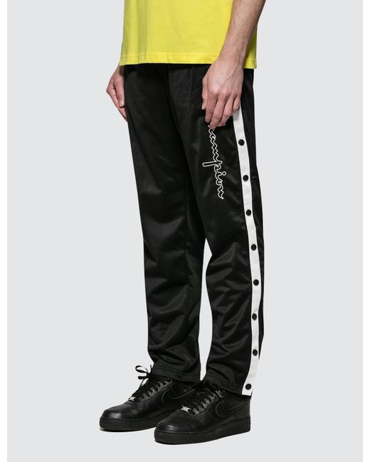 synthetic track pants