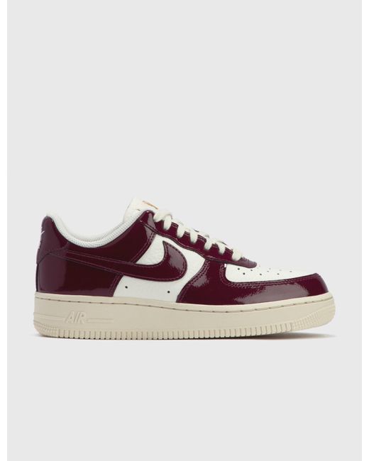 red and brown air force ones