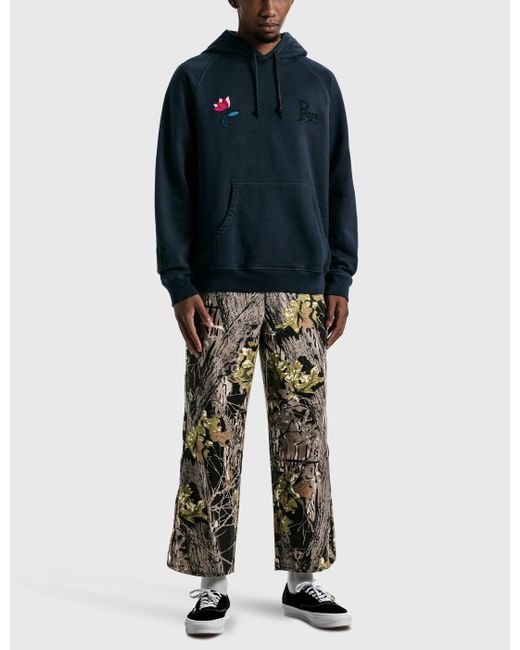 by Parra The Secret Garden Hooded Sweatshirt in Blue for Men | Lyst