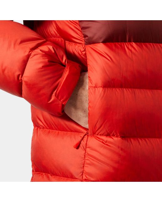 Helly Hansen Red Glacier Down Jacket for men