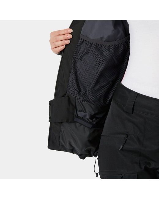 Helly Hansen Black Powderqueen 3.0 Durable Ski Jacket