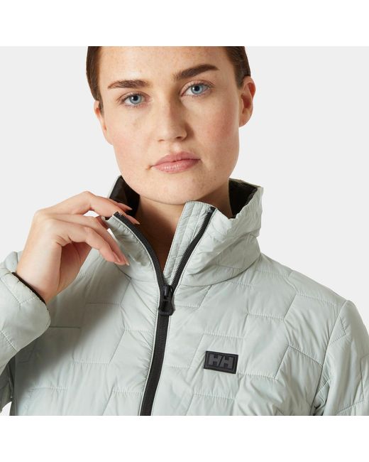 Helly Hansen Gray Lifaloft Lightweight Insulator Jacket