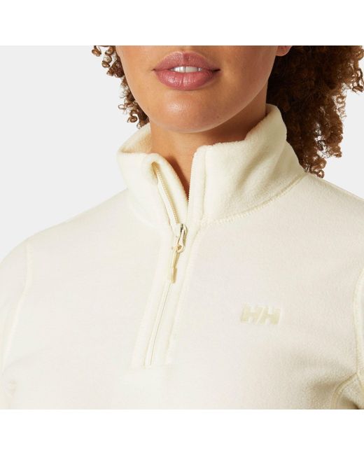Helly Hansen White Daybreaker 1/2 Zip Light Fleece