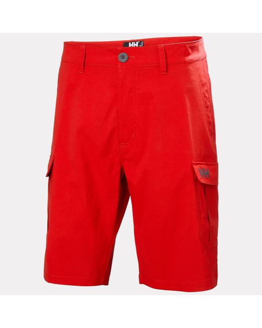 Helly Hansen Red Hh Quick-Dry Cargo Shorts 11" for men