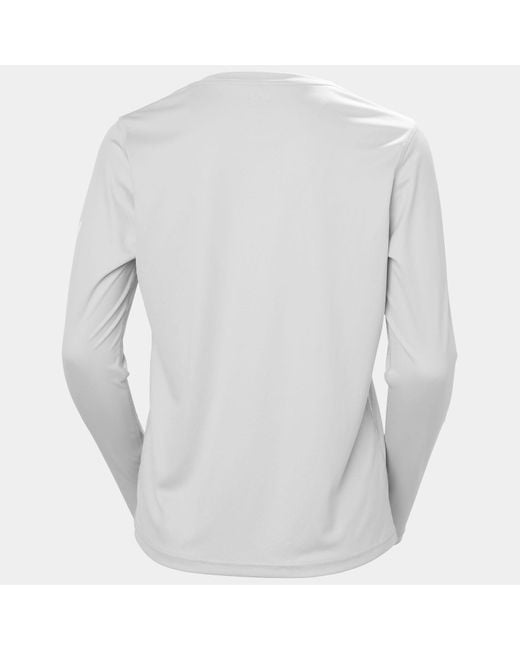 Helly Hansen Gray Tech Crew Long Sleeve 2.0