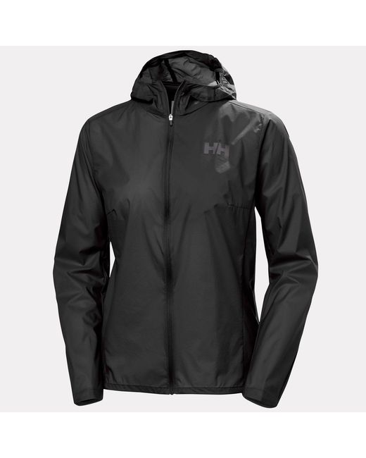 Helly Hansen Black Trail Windbreaker Jacket