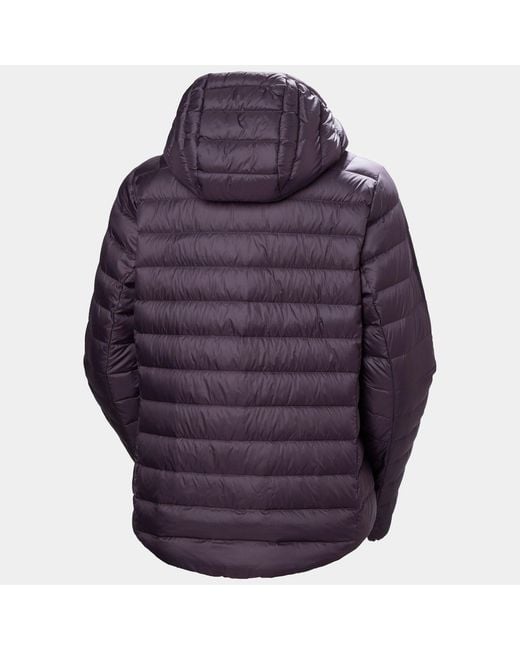 Helly Hansen Purple Verglas Down Hybrid Hooded Jacket 2.0