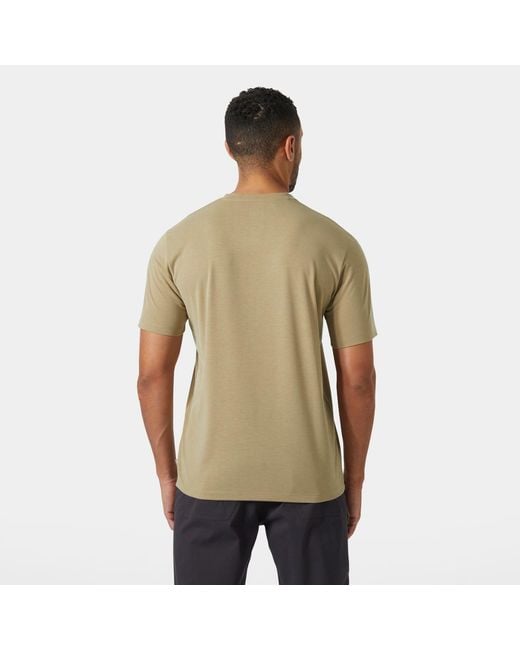 Helly Hansen Green Skog Recycled Graphic T-Shirt for men