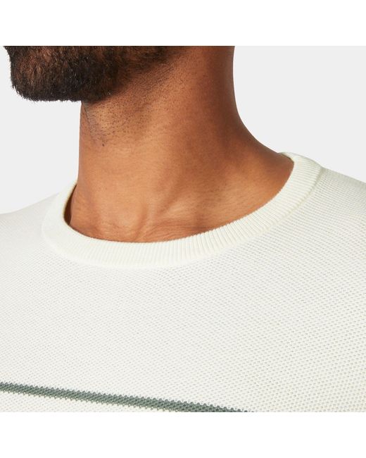 Helly Hansen Gray Skagen Marine Style Cotton-knit Sweater for men