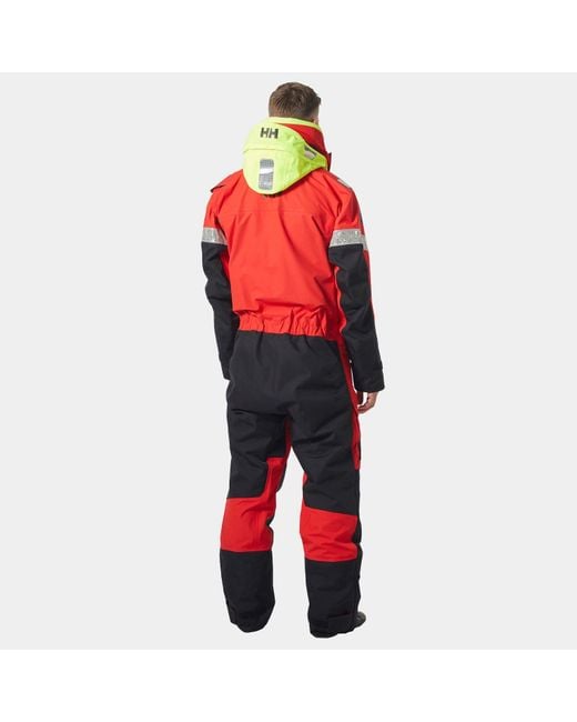 Helly Hansen Red Aegir Ocean Dry Suit 2.0 for men
