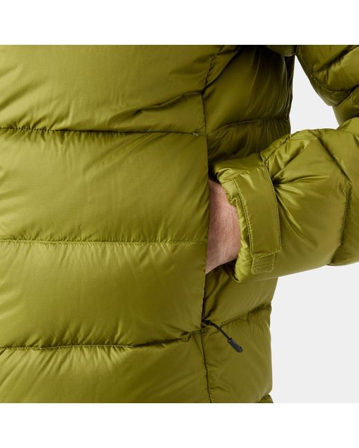Helly Hansen Green Glacier Down Jacket for men