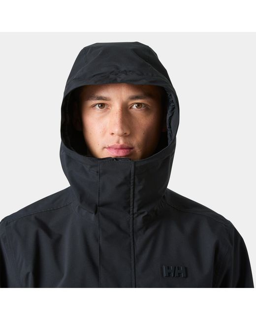 Helly Hansen Black Brussel Raincoat for men