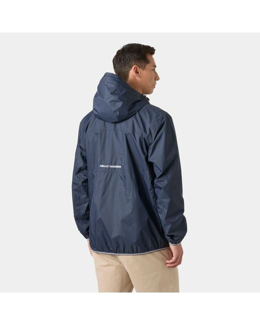 Helly Hansen Blue Koster 2.5-Layer Rain Jacket for men