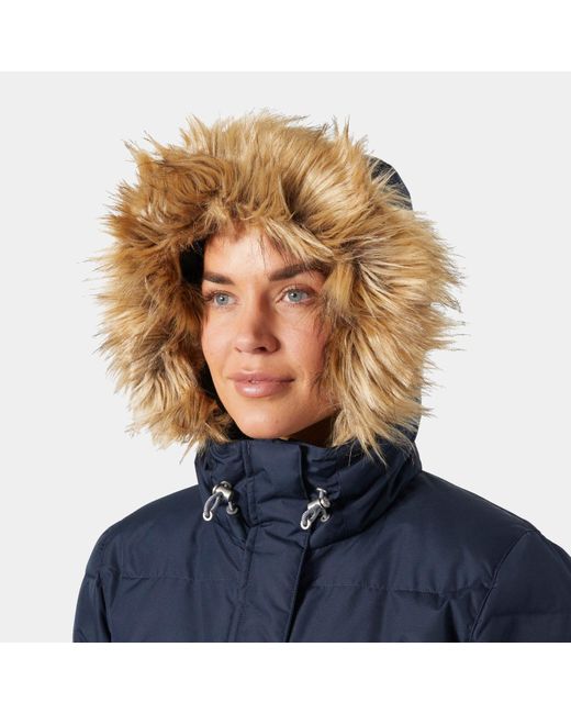 Helly Hansen Blue Aden Down Long Parka