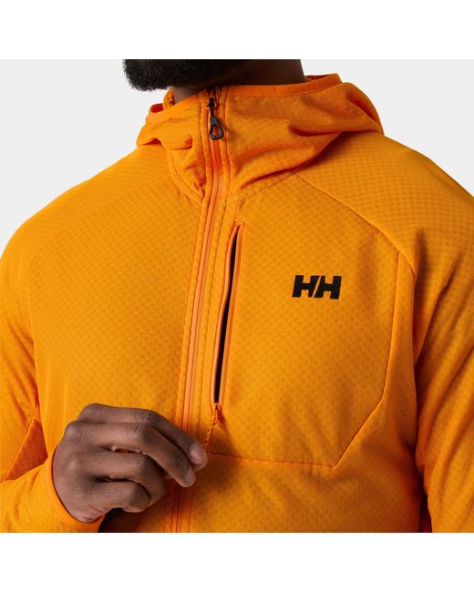 Helly Hansen Orange Odin Breeze Hooded Fleece for men