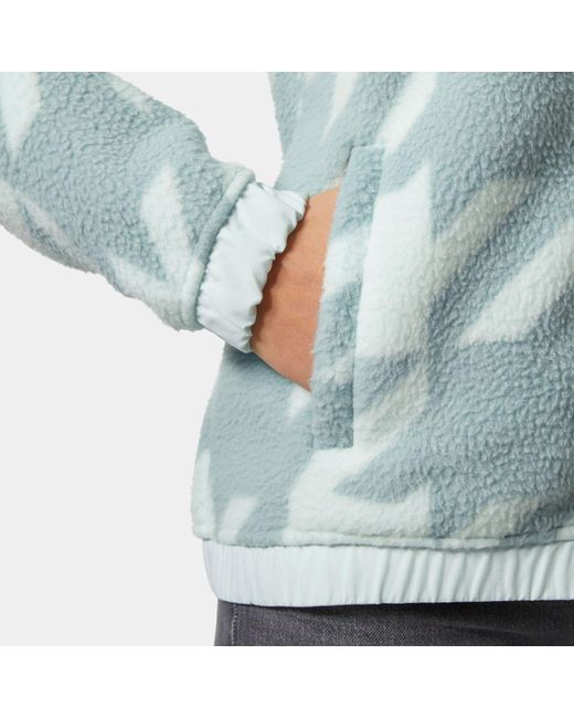 Helly Hansen Green Imperial Printed Pile Snap