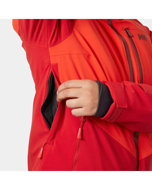 Helly Hansen Red Alphelia Ski Jacket