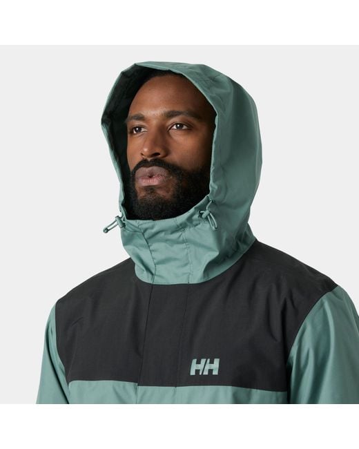 Helly Hansen Green Vancouver Rain Jacket for men