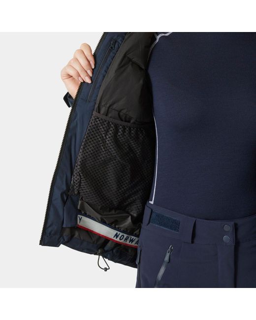 Helly Hansen Blue Kvitfjell Race Puffy Ski Jacket