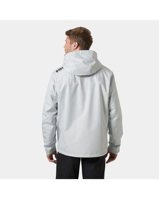 Helly Hansen Gray Crew Hooded Midlayer Jacket 2.0 for men