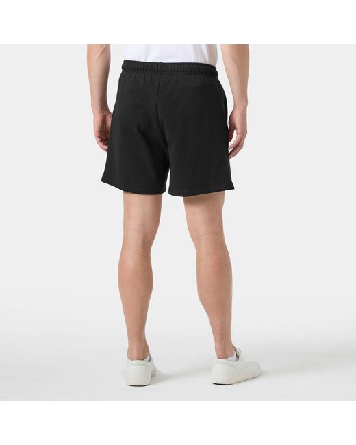 Helly Hansen Black Terry Loop 6” Shorts for men