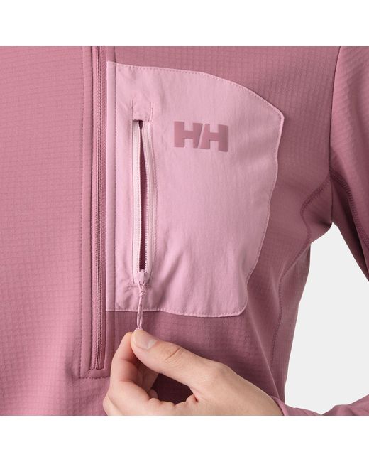 Helly Hansen Red Versalite Half-Zip Fleece