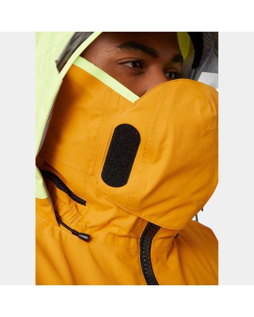 Helly Hansen Yellow Aegir Ocean Sailing Jacket for men