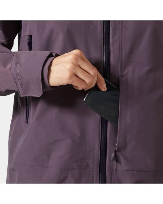 Helly Hansen Purple Sogn Shell Jacket