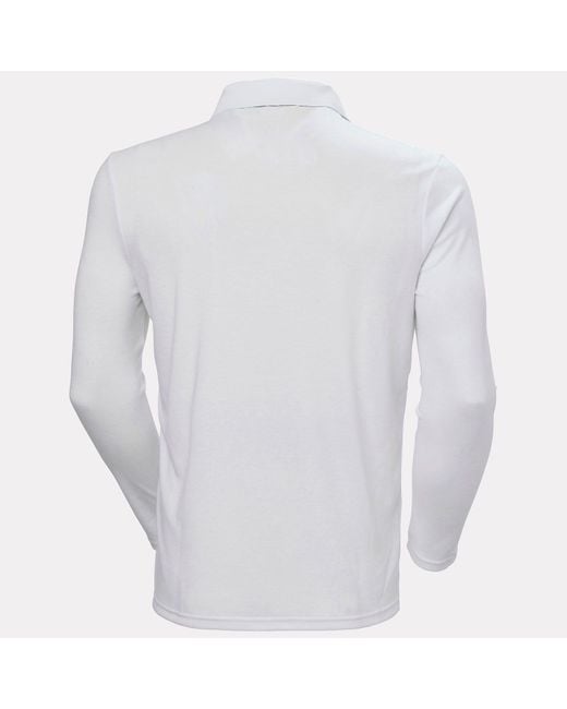 Polo À Manches Longues Homme Crewline Blanc Helly Hansen pour homme en coloris White
