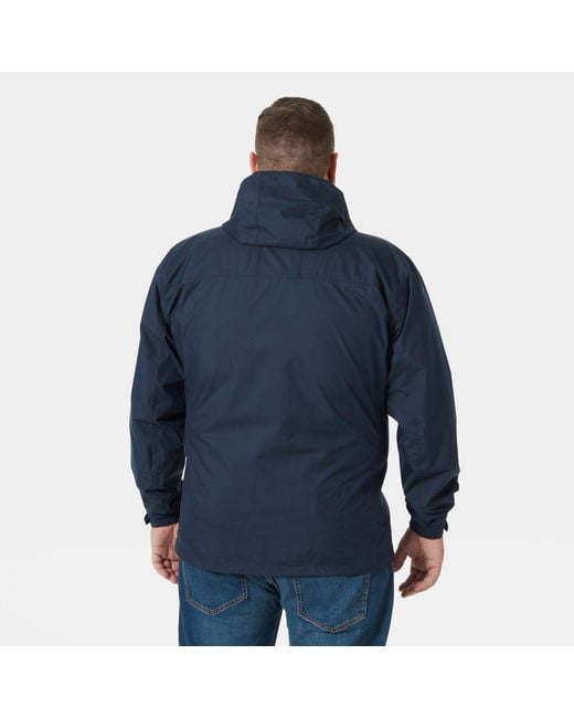 Helly Hansen Blue Dubliner Shell Rain Jacket for men