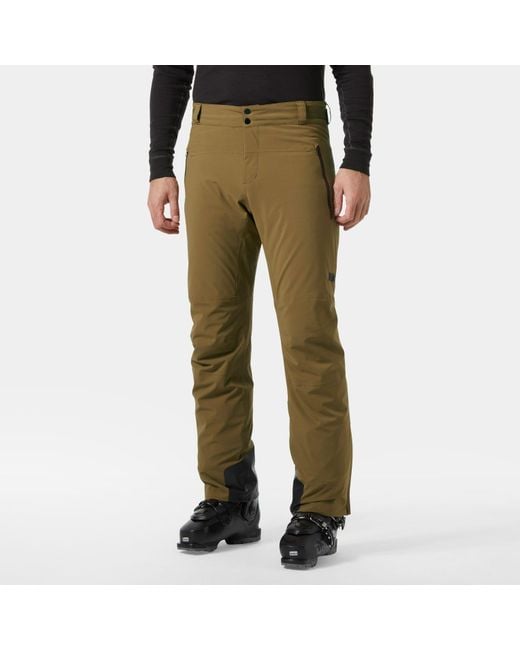 Helly Hansen Green Alpha Lifaloft Lightweight Mountain Ski Trousers