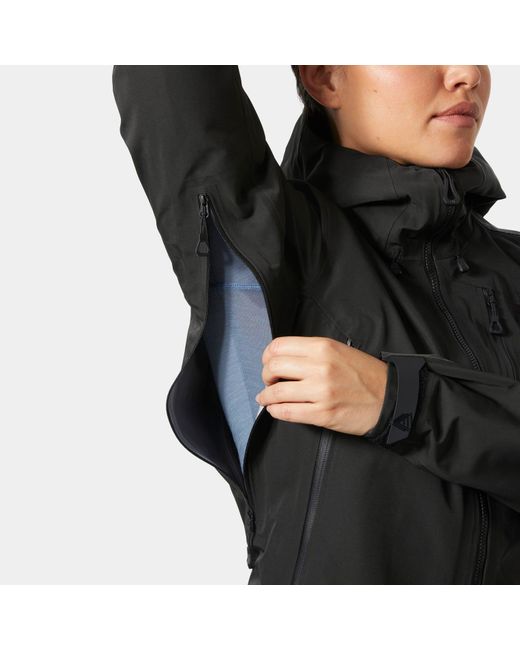 Helly Hansen Black Odin 9 Worlds Infinity Shell Jacket