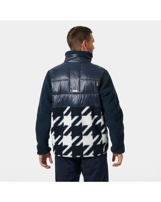 Helly Hansen Blue Village Hybrid Jacket for men
