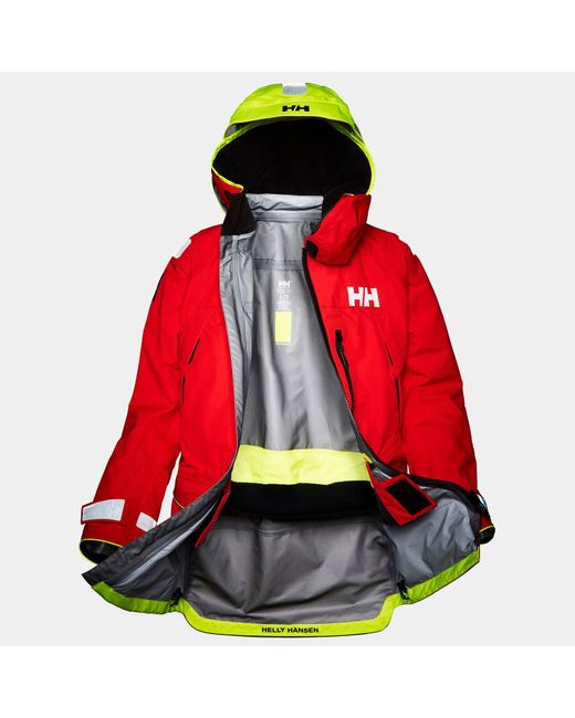 Helly Hansen Aegir Ocean Sailing Jacket Red for men