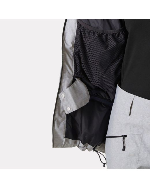 Helly Hansen Gray Powderqueen 3.0 Durable Ski Jacket