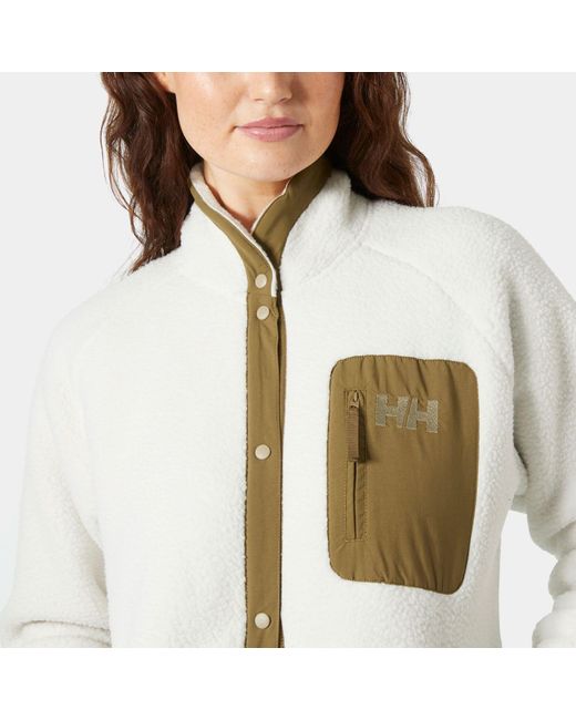 Helly Hansen White Imperial Pile Snap