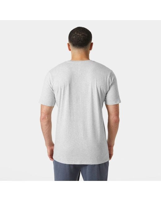 Helly Hansen Gray Hh Tech Logo T-Shirt for men