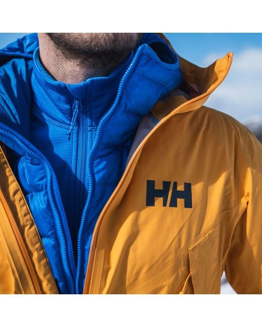 Helly Hansen Orange Verglas Infinity Shell Jacket 2.0 for men