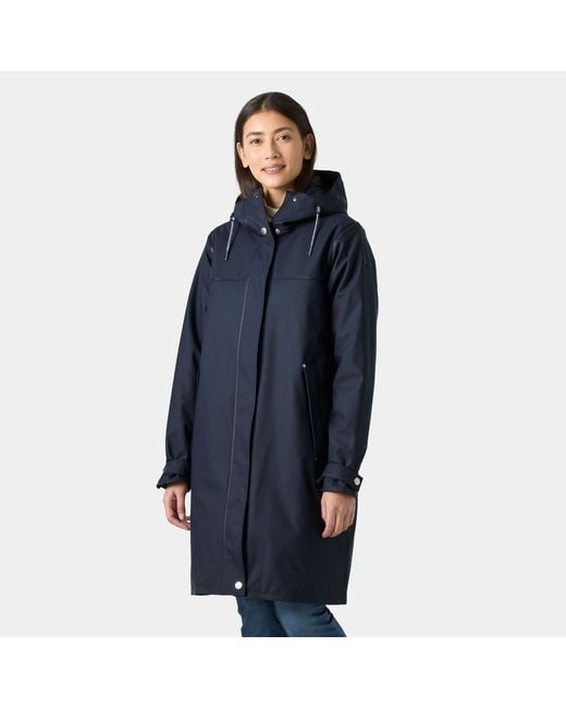 Helly Hansen Blue Moss Insulated Pu Coat