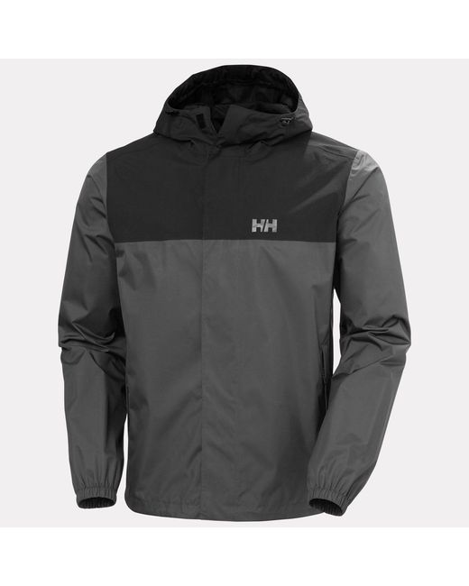 Helly Hansen Gray Vancouver Rain Jacket for men