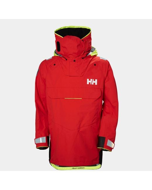 Helly Hansen Red Aegir Ocean Dry Breathable Smock Top for men