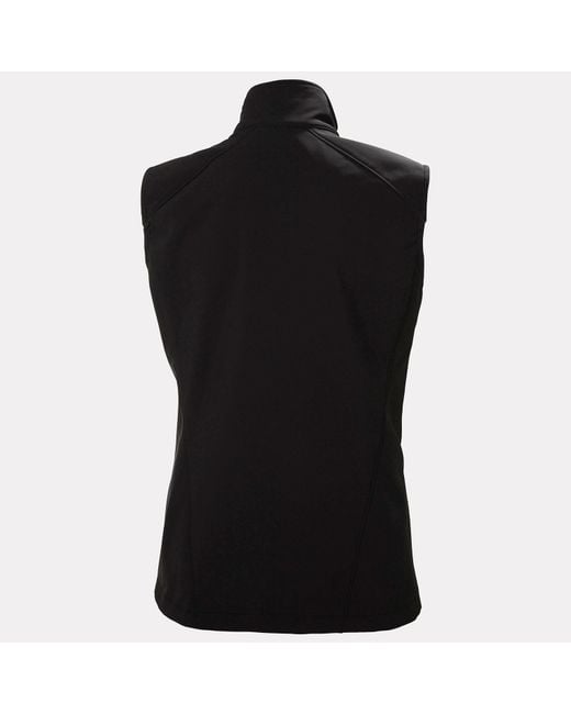 Helly Hansen Black Paramount Athletic Cut Softshell Vest